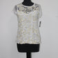 INC International Concepts Petite Embroidered Illusion To Bright White PS