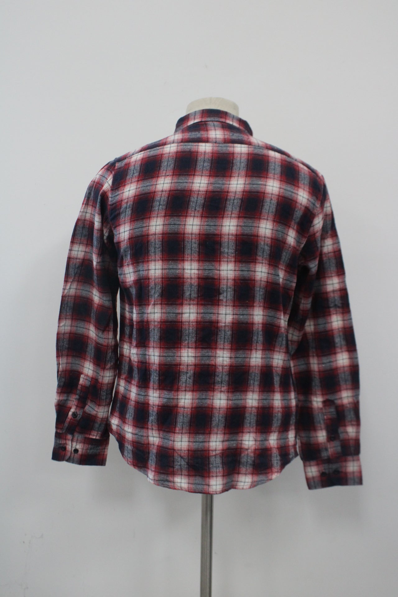 Xi Deng Men's Flannel Shirt Red S Pre-Owned