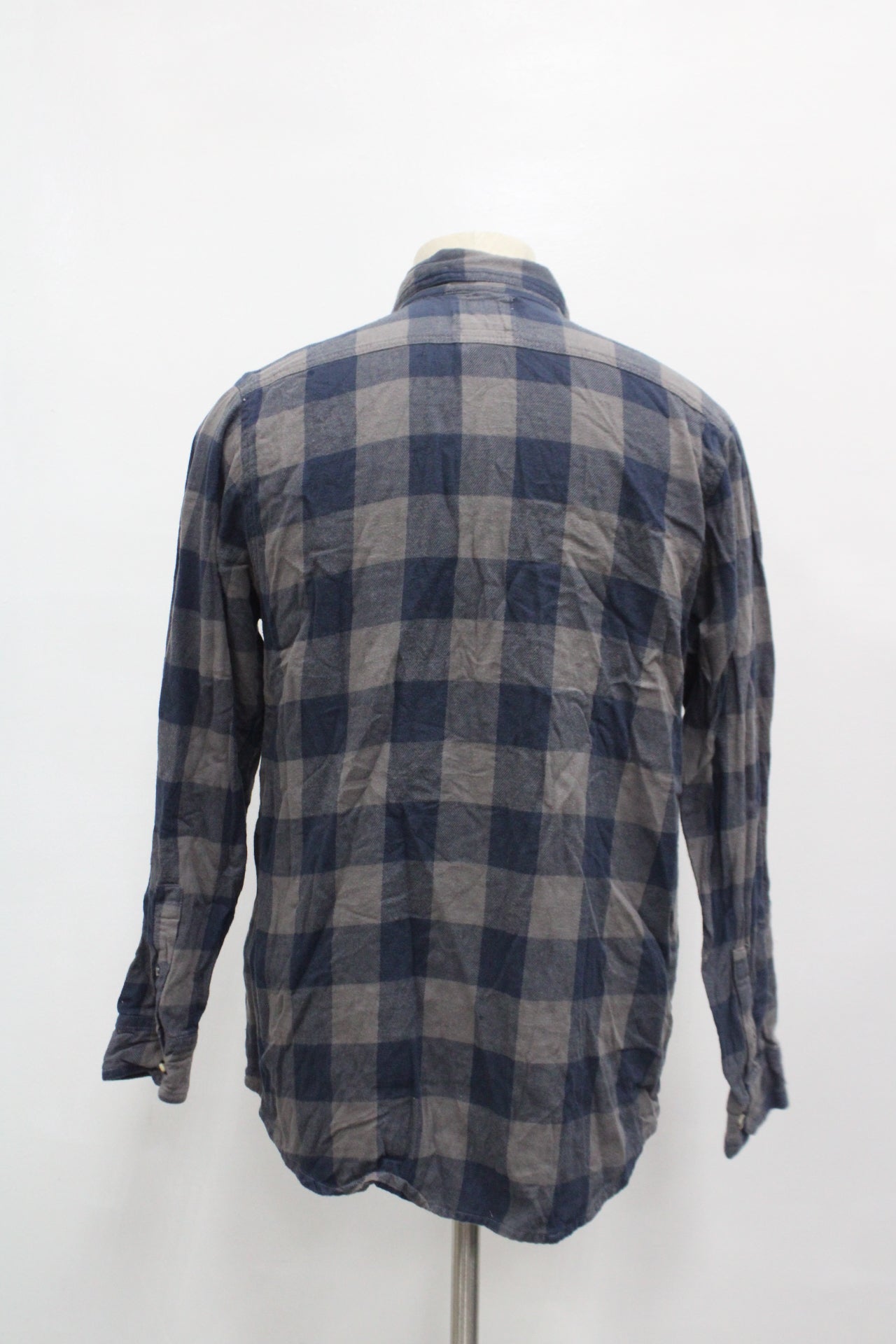 Mossy Oak Men's Flannel Shirt Gray M Pre-Owned