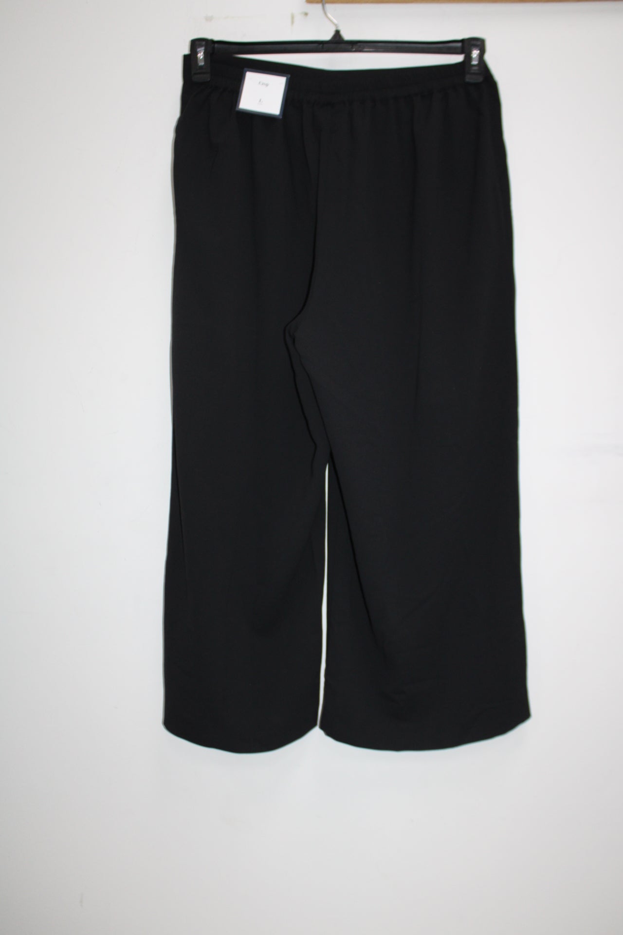Charter Club Buttom Solid Soft Pant Black Large