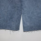 Tommy Jeans Juniors Splatter Crop Wide-Leg Jeans Navy 6/W28