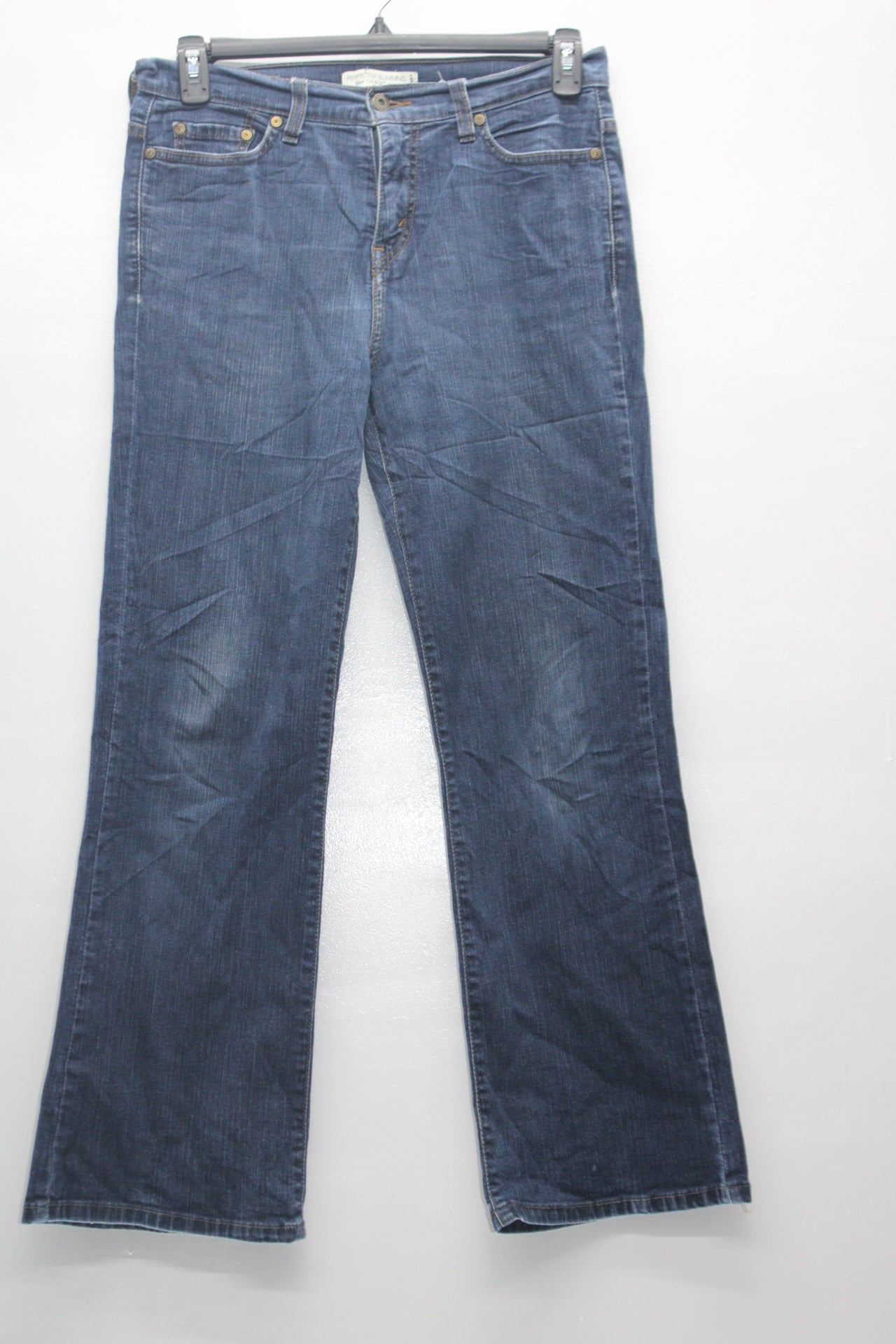 Levi's Women's Jeans Perfectly Slimming Boot Cut Blue 10S Pre-Owned