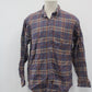 Cambrige Classic Men's Flannel Shirt Purple XL Pre-Owned