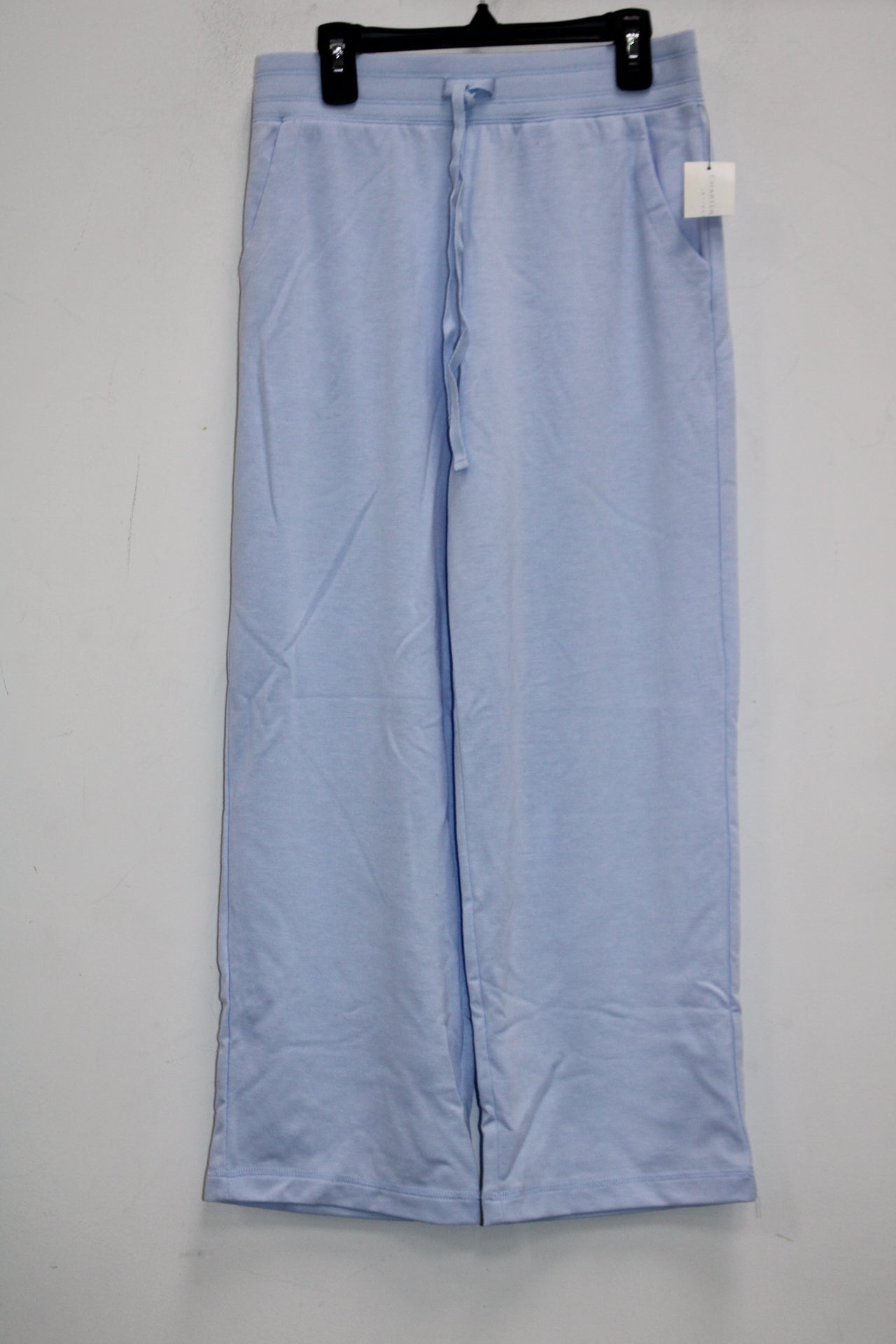 Charter Club Knit Cropped Pajama Pants,  Blue Alder XS