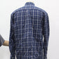 Hathaway Men's Flannel Shirt Navy L Pre-Owned