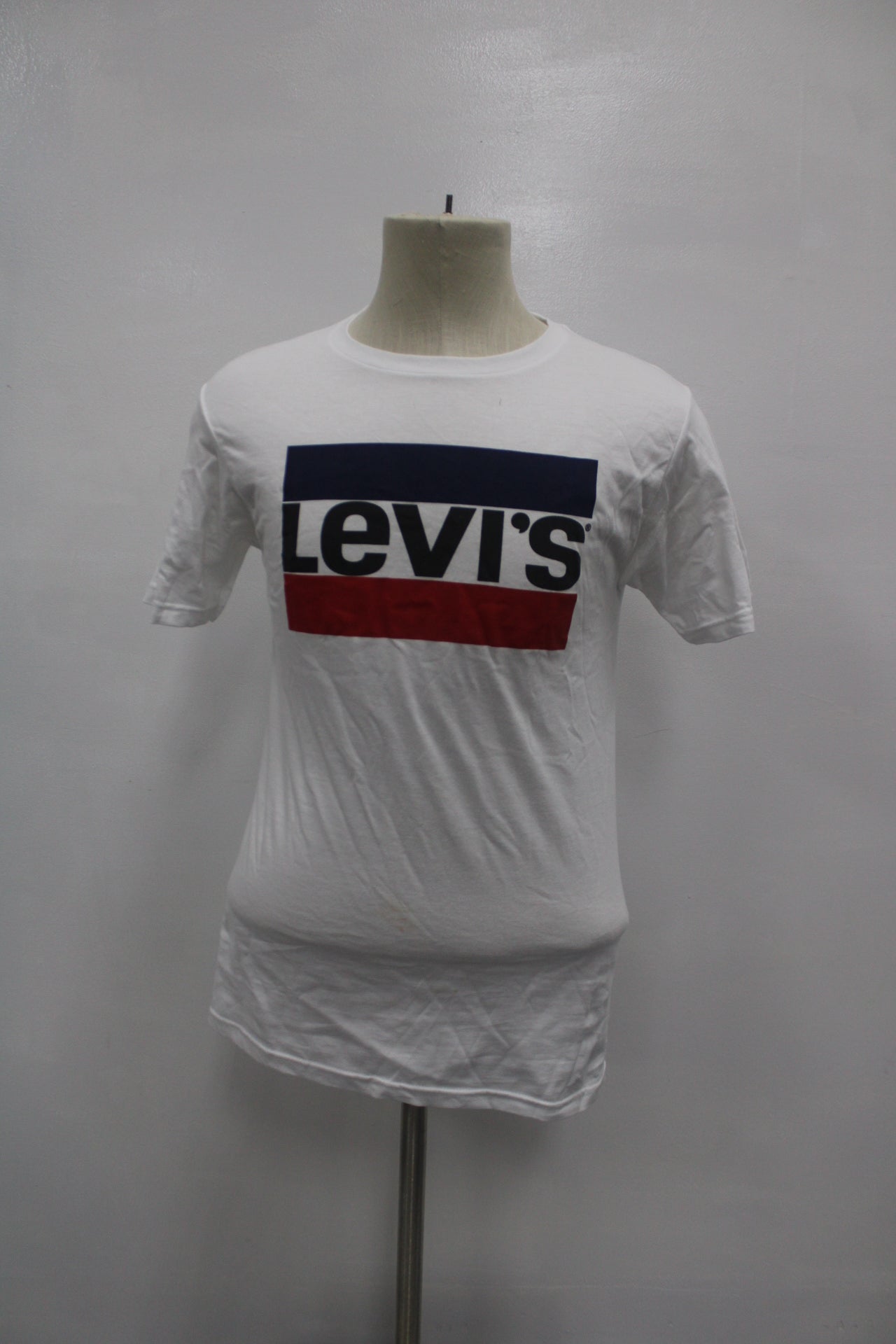 Levis Mens Graphic-Print T-Shirt White S