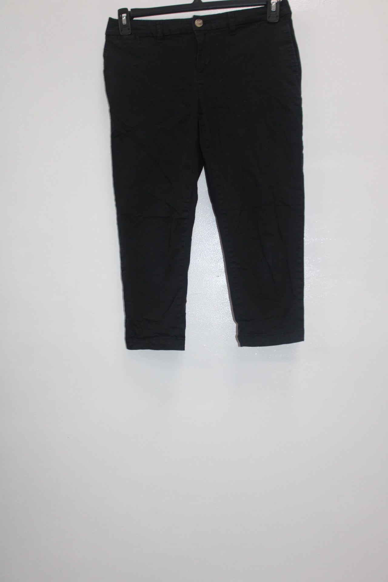 Faded Glory Women's Capri Black 4 Pre-Owned