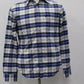 American Eagle Men's Flannel Shirt Blue S Pre-Owned