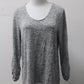 Olivia Blu Women's Top Gray M Pre-Owned