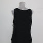 Charter Club Lace Shell Deep Black L