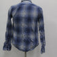 George Men's Flannel Shirt Blue S Pre-Owned