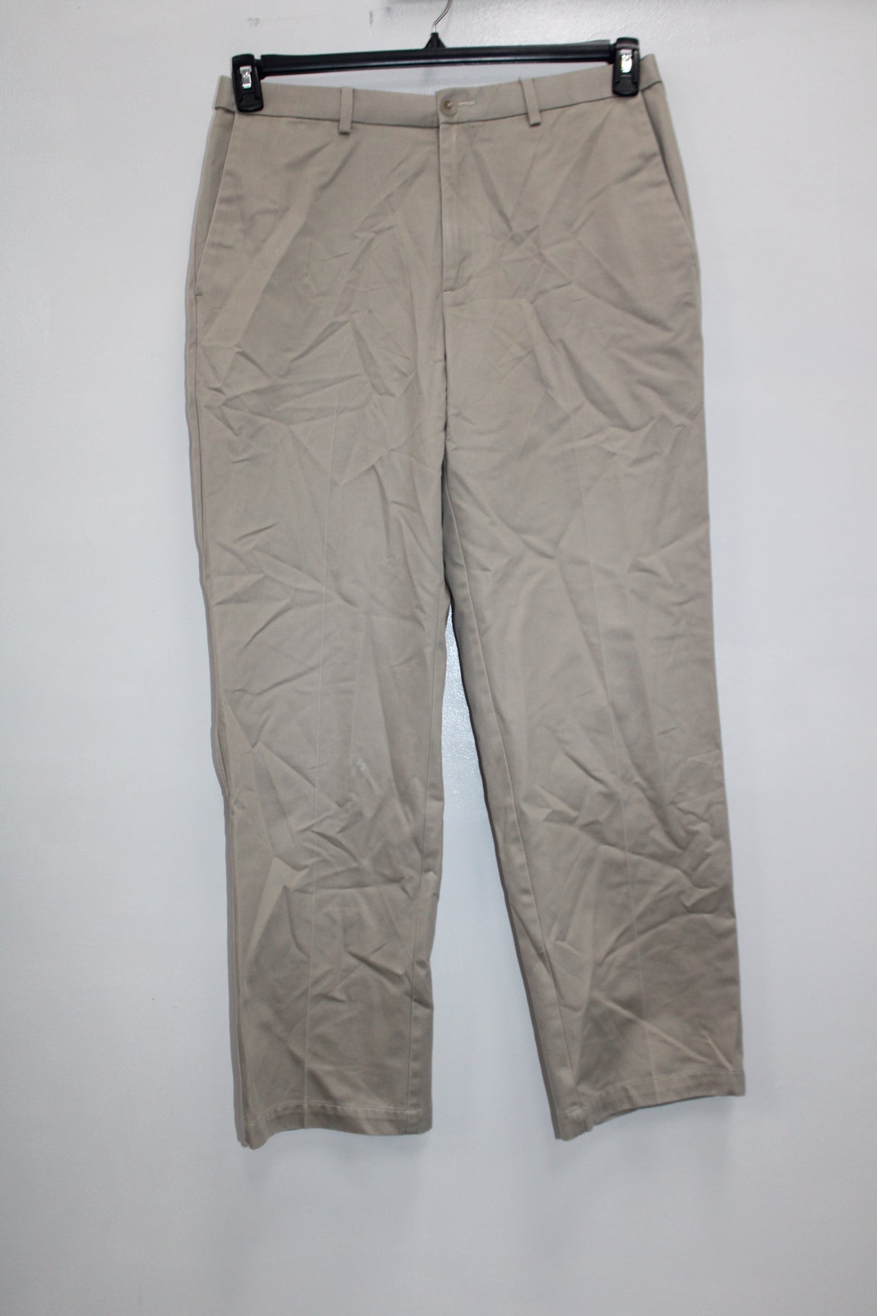 Hagar Men's Pants Classic Fit Beige 34x31 Pre-Owned