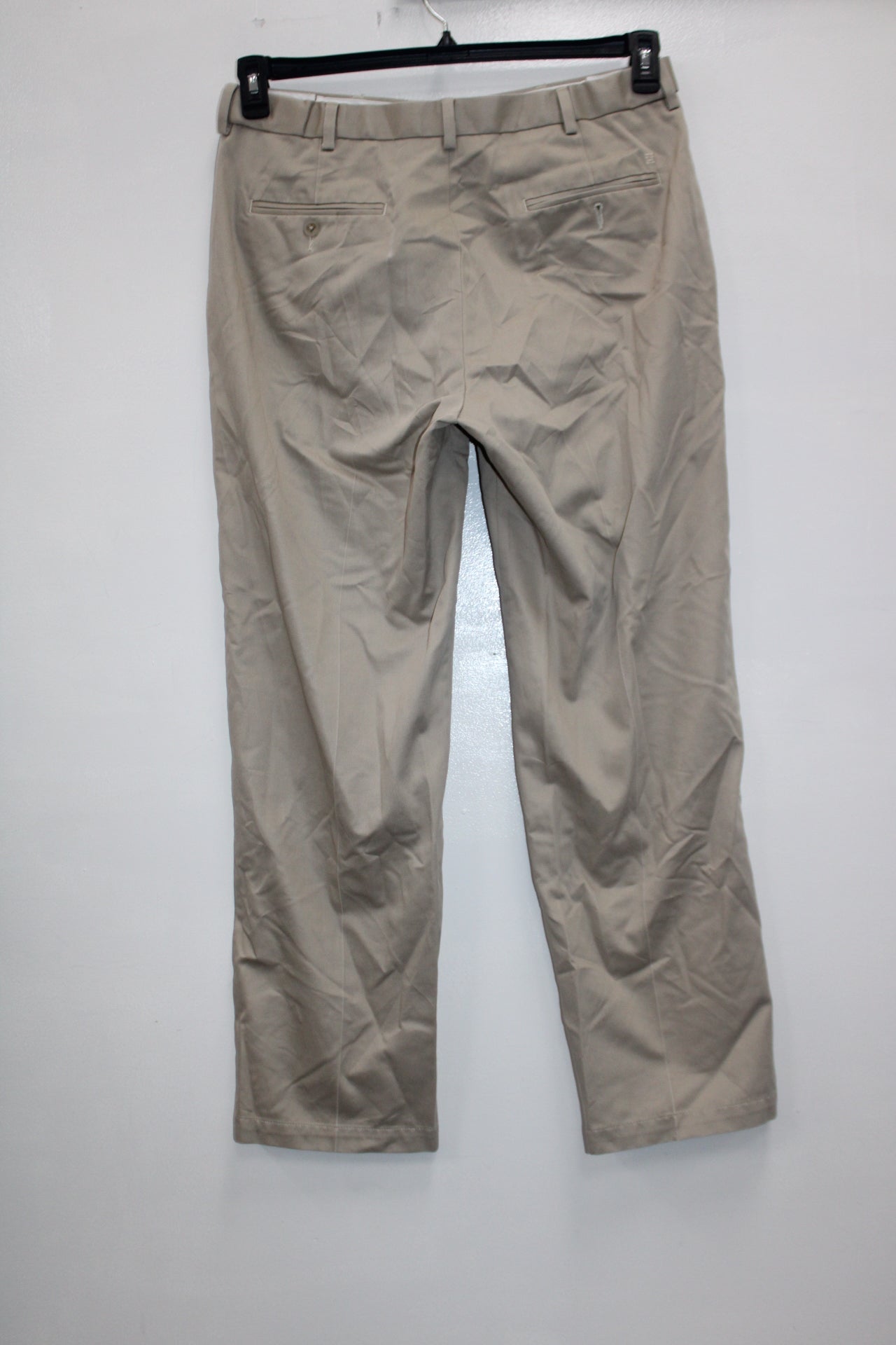 Hagar Men's Pants Classic Fit Beige 34x31 Pre-Owned