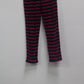 Place Girls Stripes Leggings, Black/ Purple, Size 5 - Pre-Owned 1140UEF9