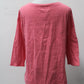 Croft & Barrow Women's Top Peach L Pre-Owned