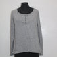 Mossimo Women Blouse Gray L Pre-Owned