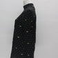 Charter Club Cotton Paisley-Print Top Deep Black Crown Combo L