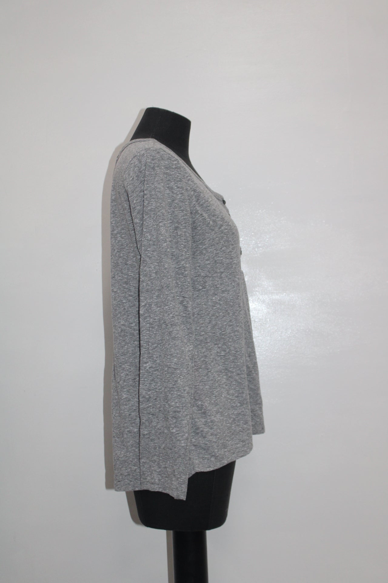 Mossimo Women Blouse Gray L Pre-Owned