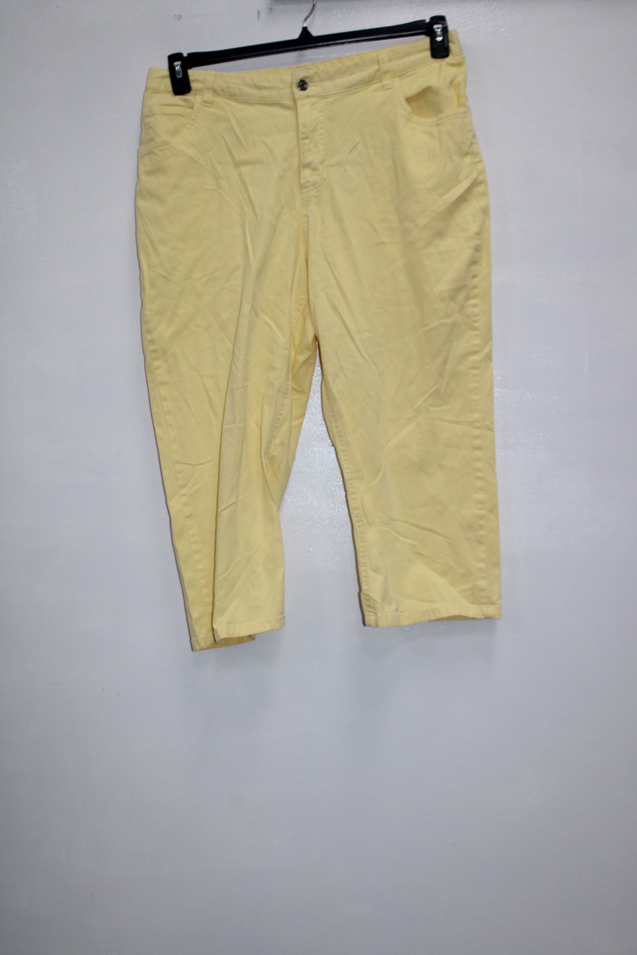 Cherokee Women's Capri Yellow 16 Pre-Owned