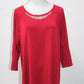 Smith Collection Women's Top Red M Pre-Owned