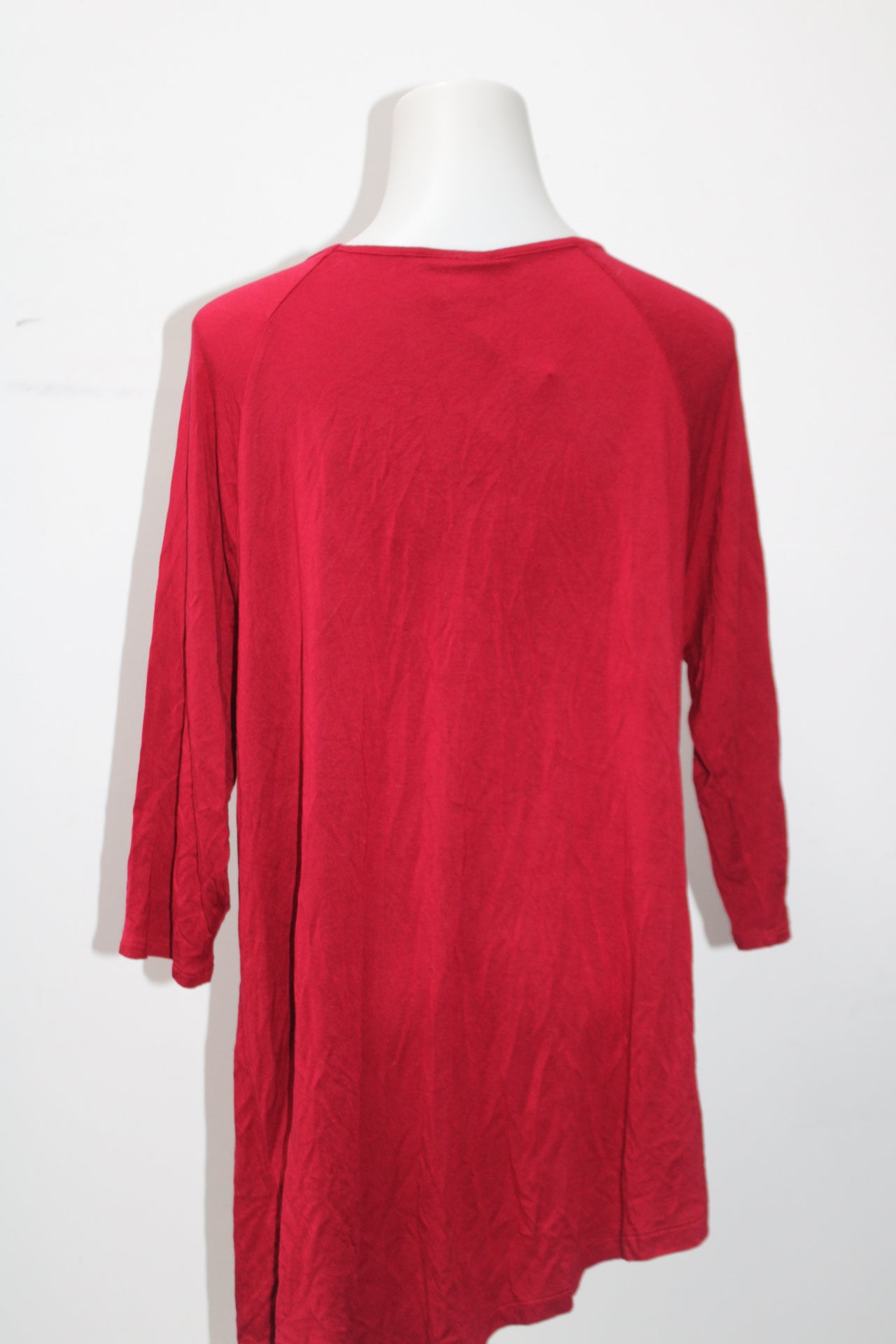 Smith Collection Women's Top Red M Pre-Owned