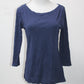 Mercer & Madison Women's Top Blue M Pre-Owned