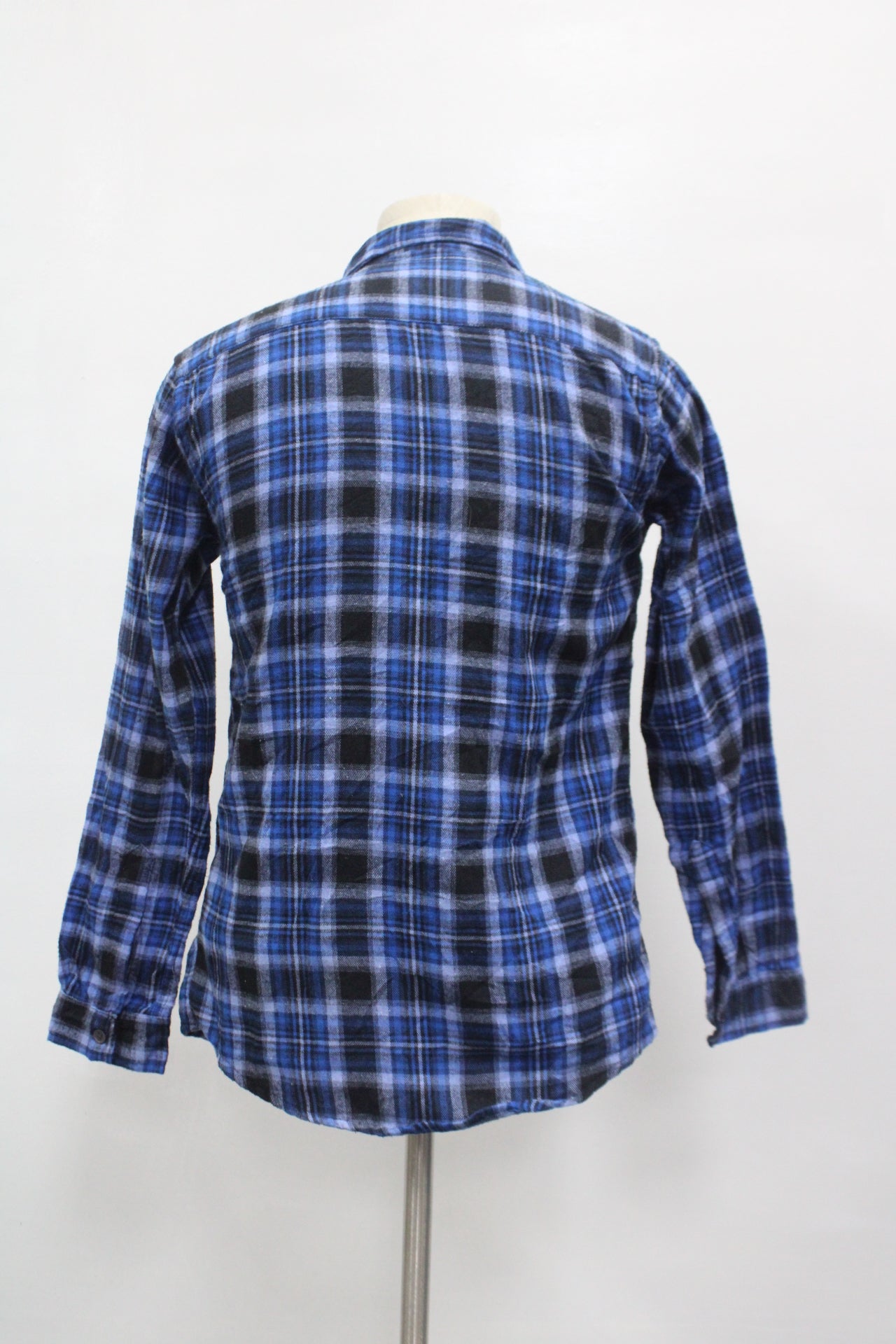 Open Trails Men's Flannel Shirt Blue M Pre-Owned