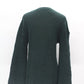 Style & Co Sweater Boxy Body Stitch Pullover Green M
