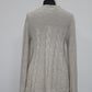 Style & Co. Petite Mock-Neck Cable-Knit SW Neutral Combo PM