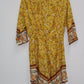GAOVOT WOMEN FLORAL SUMMER ROMPER, YELLOW, SIZE LARGE- NEW WITHOUT TAG 11781
