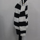 Lauren Ralph Lauren Women Striped Sweater, Black, PM-  NEW WITHOUT TAG 14815