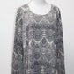 Faded Glory Women's Top Gray XL Pre-Owned