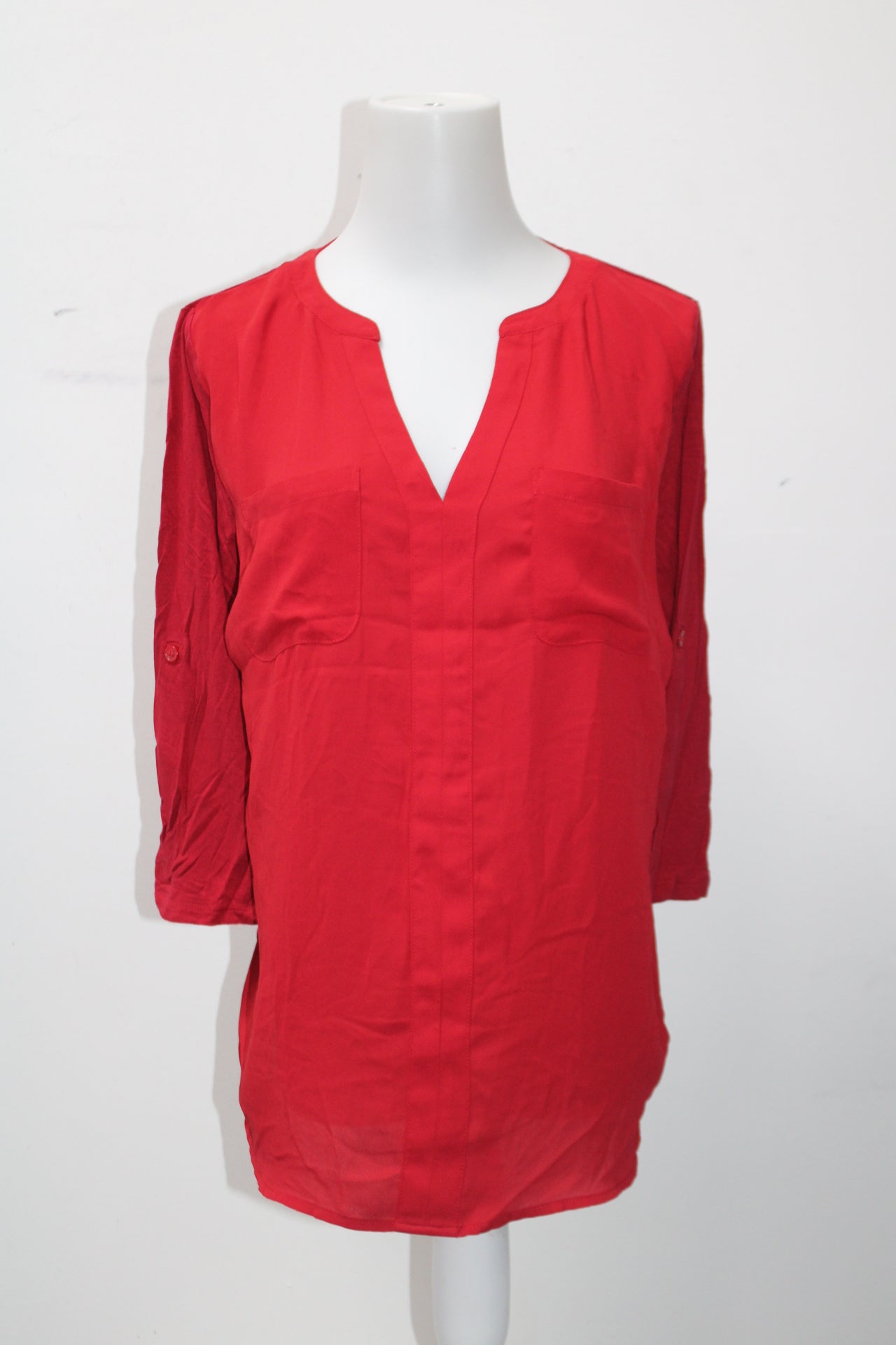 Soho Women's Top Red M Pre-Owned