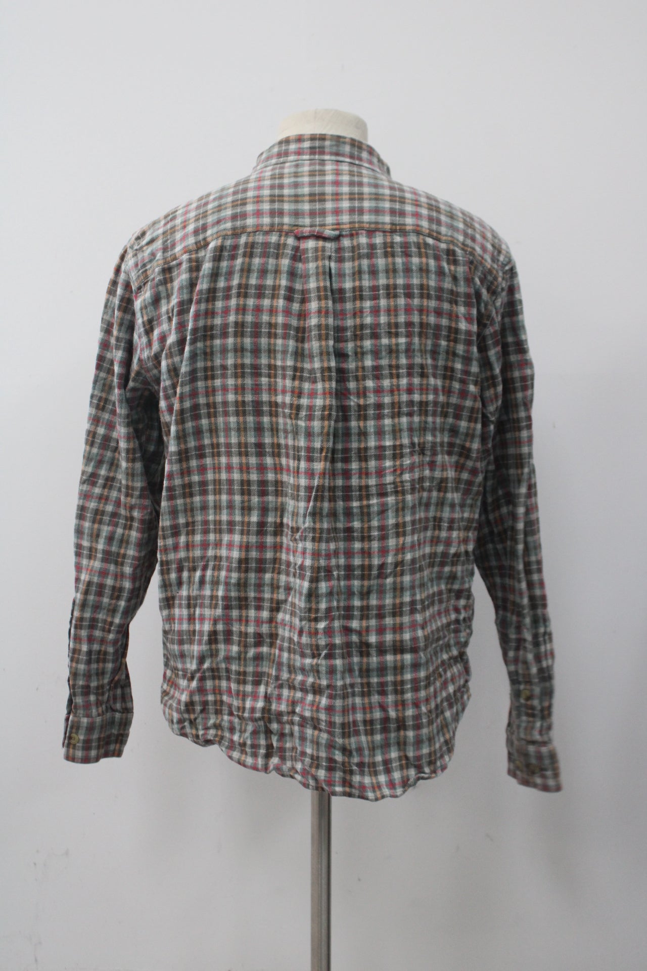 Wodrich Men's Flannel Shirt Green L Pre-Owned