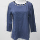 Eli Women's Top Blue M Pre-Owned