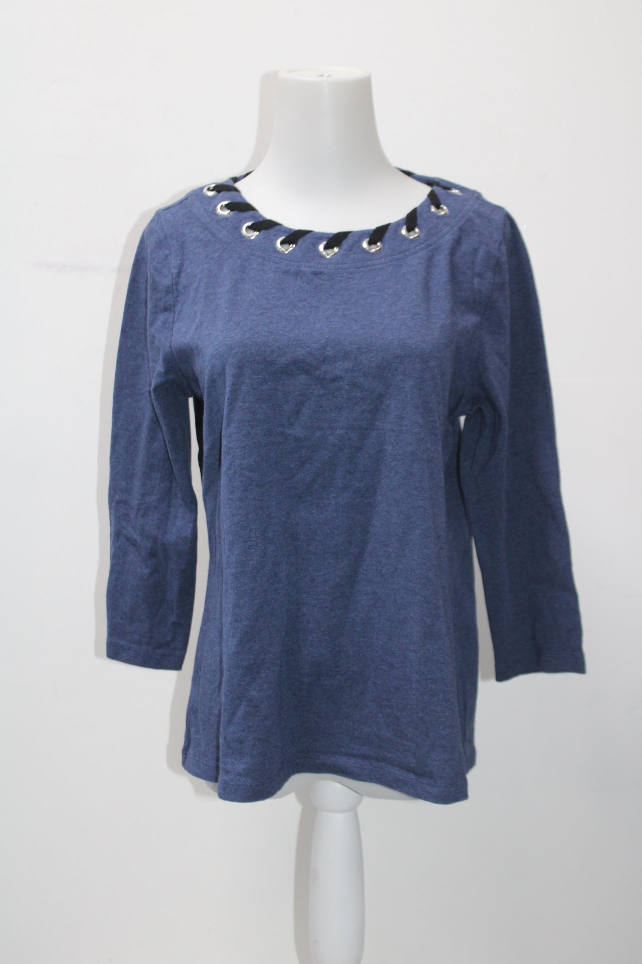 Eli Women's Top Blue M Pre-Owned