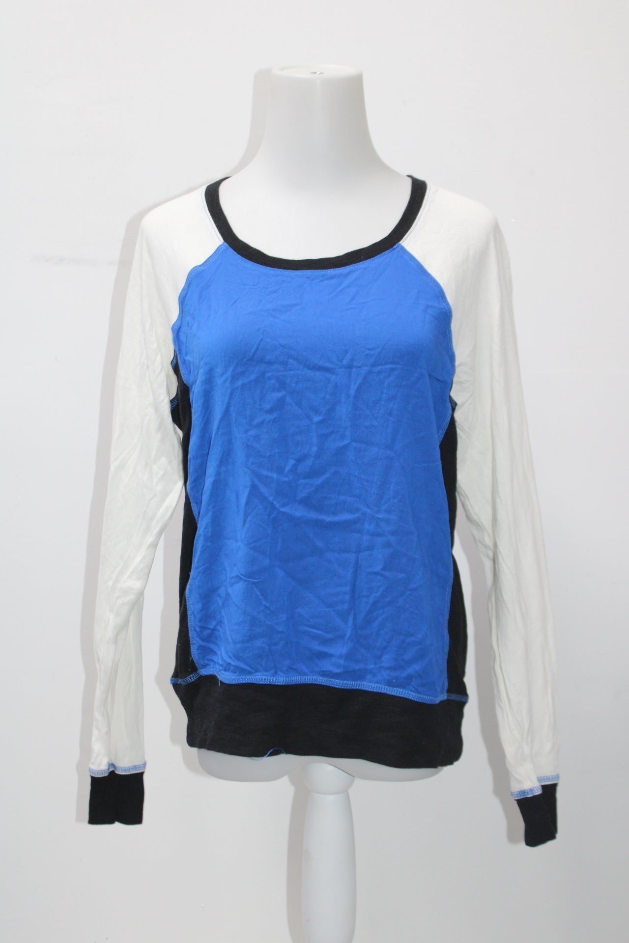 Express Women's Top Blue M Pre-Owned