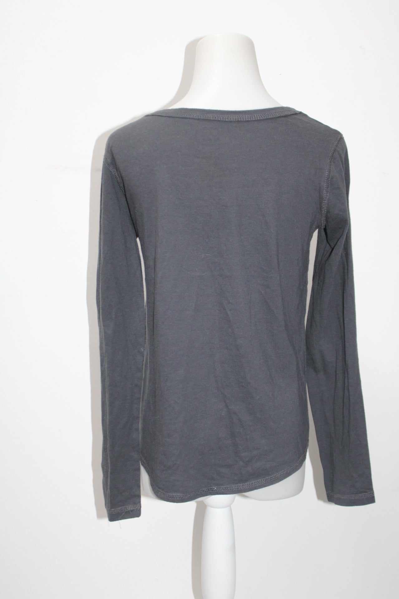 Xhilaration Women's Top Gray M Pre-Owned