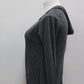 Avia Women Hooded T-Shirt, Gray, XL - Pre-Owned 1029UA3C