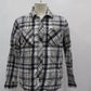 Roebuck & Co Men's Flannel Shirt Gray L Pre-Owned