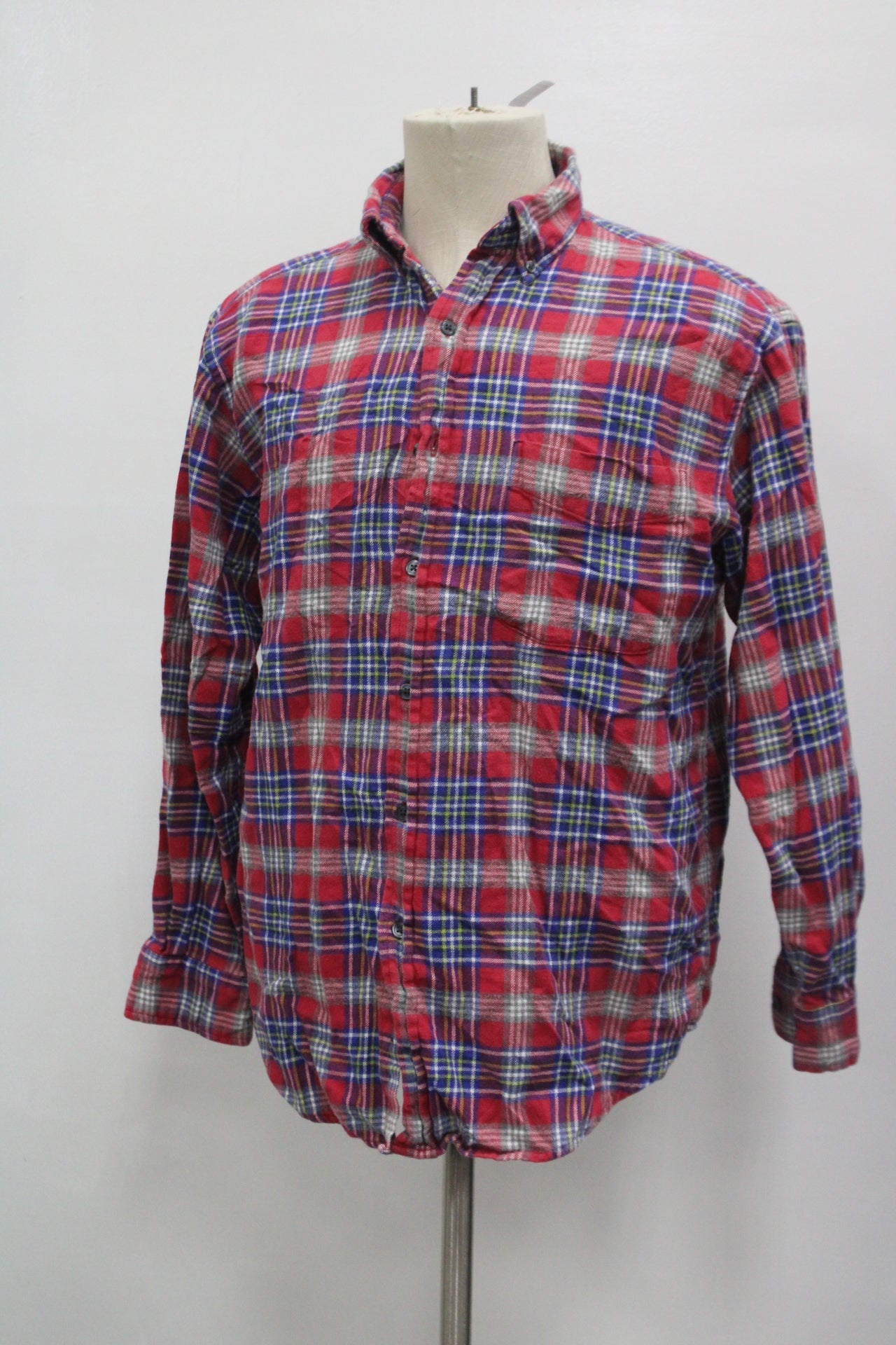 Gap Men's Flannel Shirt Orange M Pre-Owned