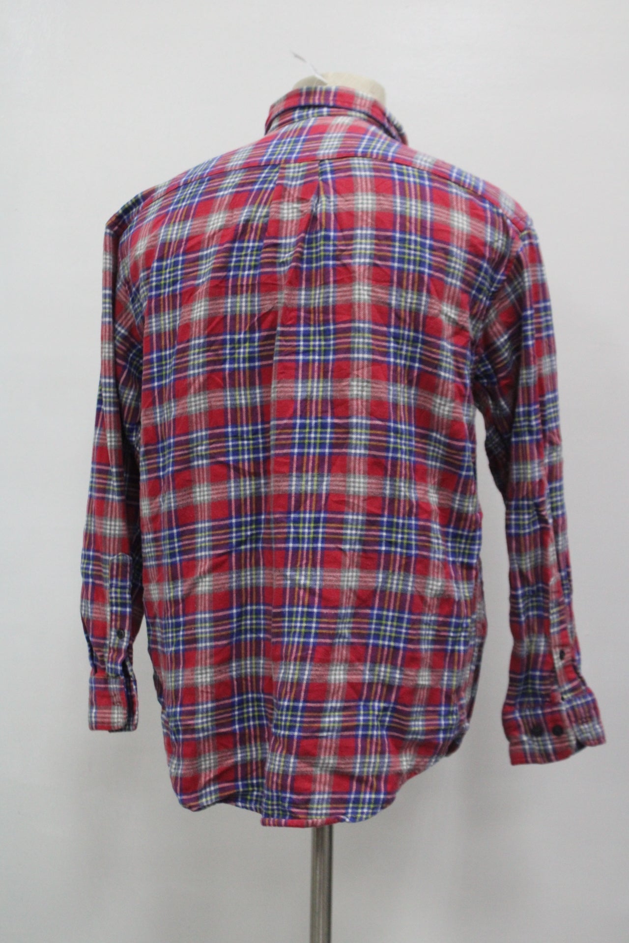 Gap Men's Flannel Shirt Orange M Pre-Owned