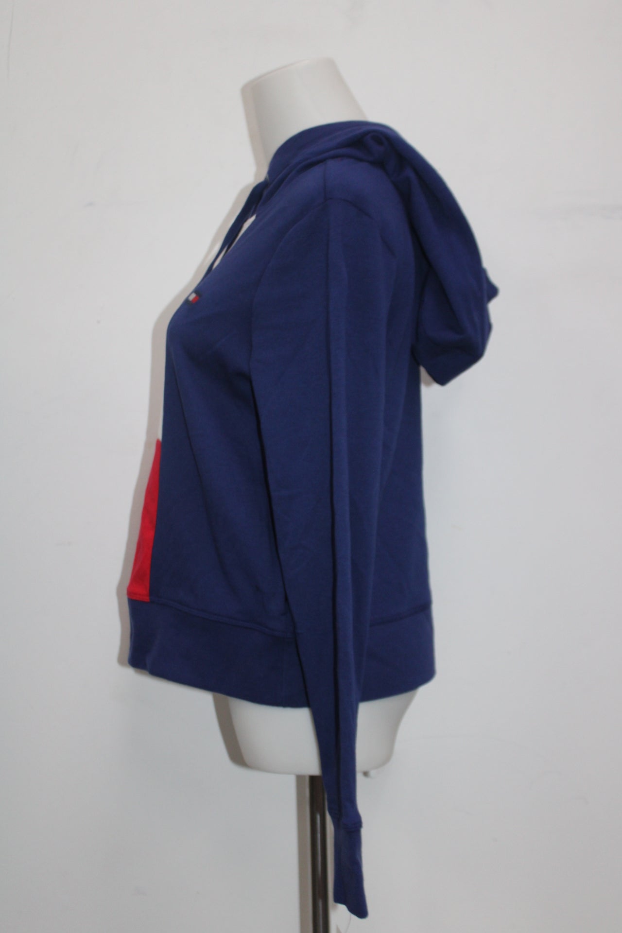 Tommy Hilfiger Sport Colorblocked Hoodie Blue Size: XS