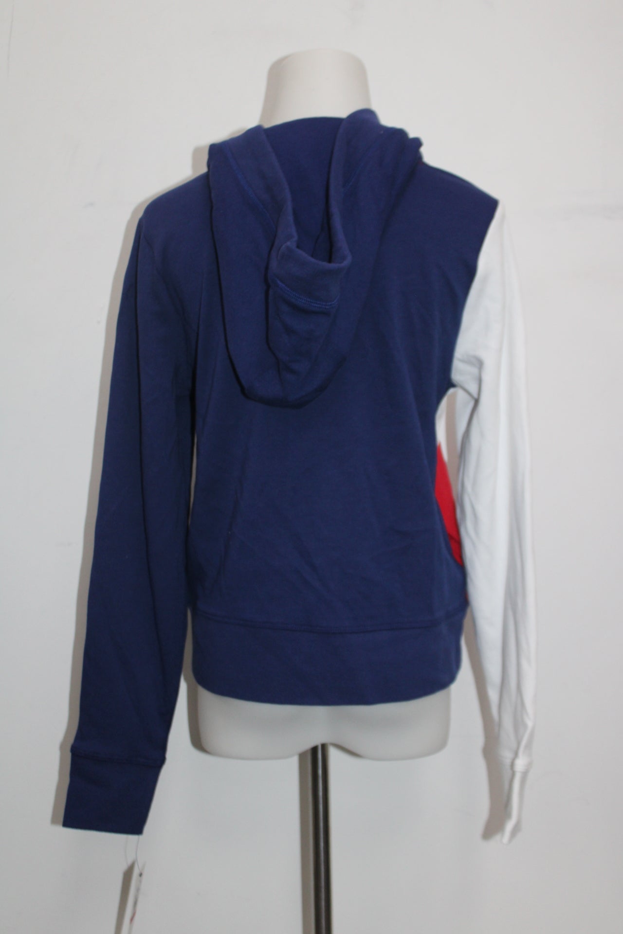 Tommy Hilfiger Sport Colorblocked Hoodie Blue Size: XS