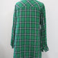 Merona Women's Shirt Dress Green L Pre-Owned
