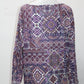 Gloria Vanderbilt Women's Top Purple XL Pre-Owned