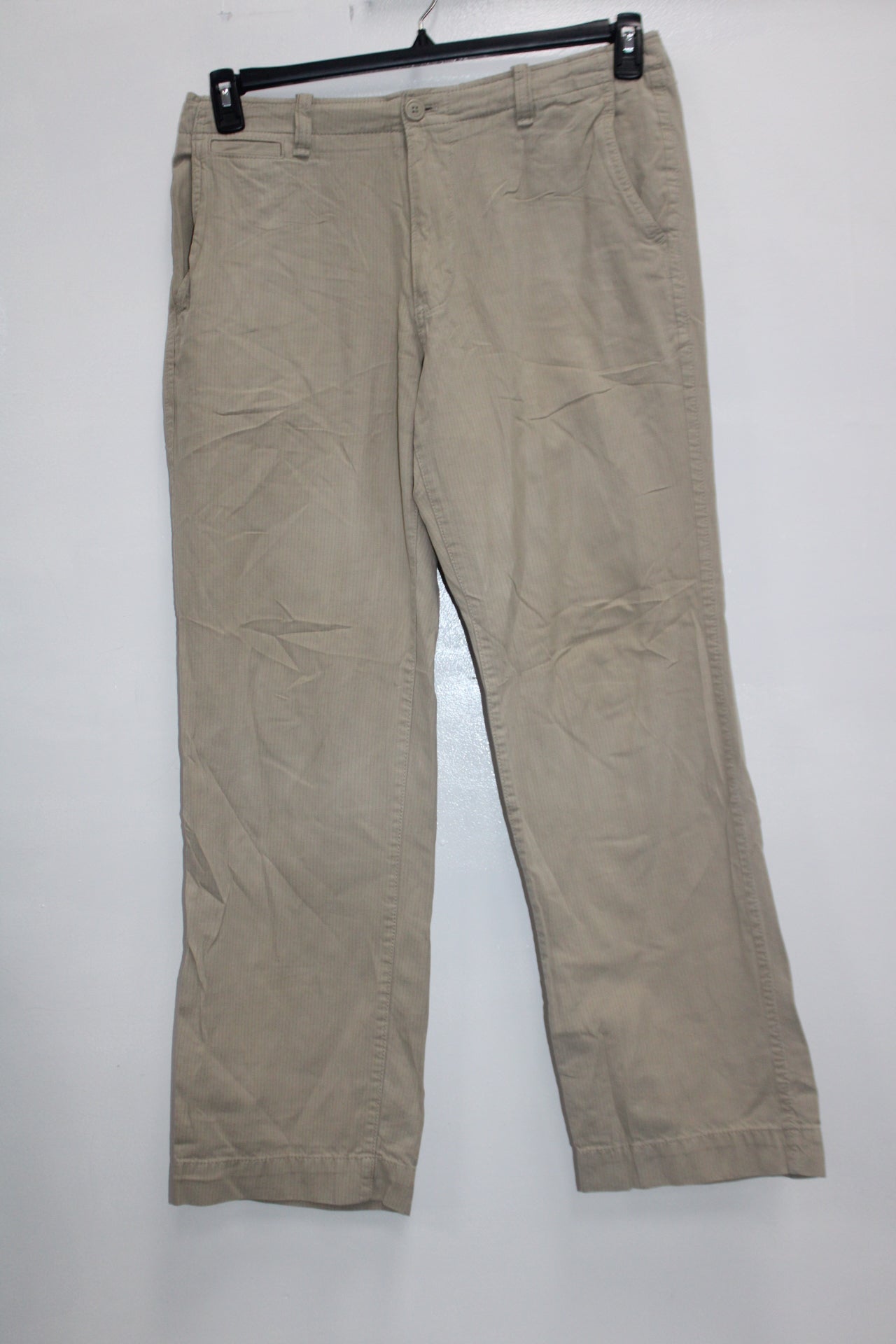 Gap Men's Pants Classic Fit Beige 34x32 Pre-Owned