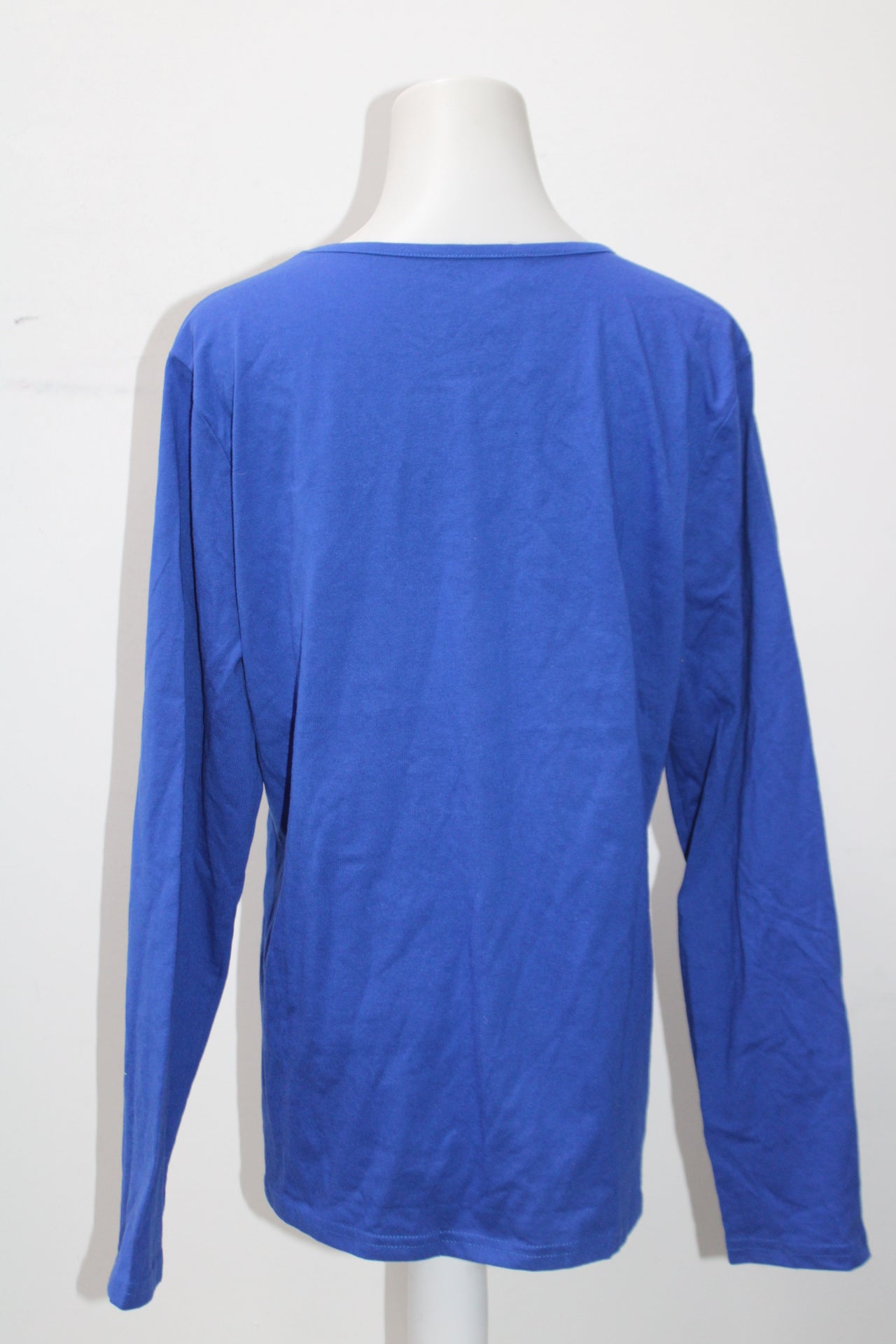 Holiday Women's Top Blue L Pre-Owned