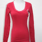 Disney Women's Top Red M Pre-Owned