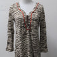 Loft Women's Top Beige M Pre-Owned